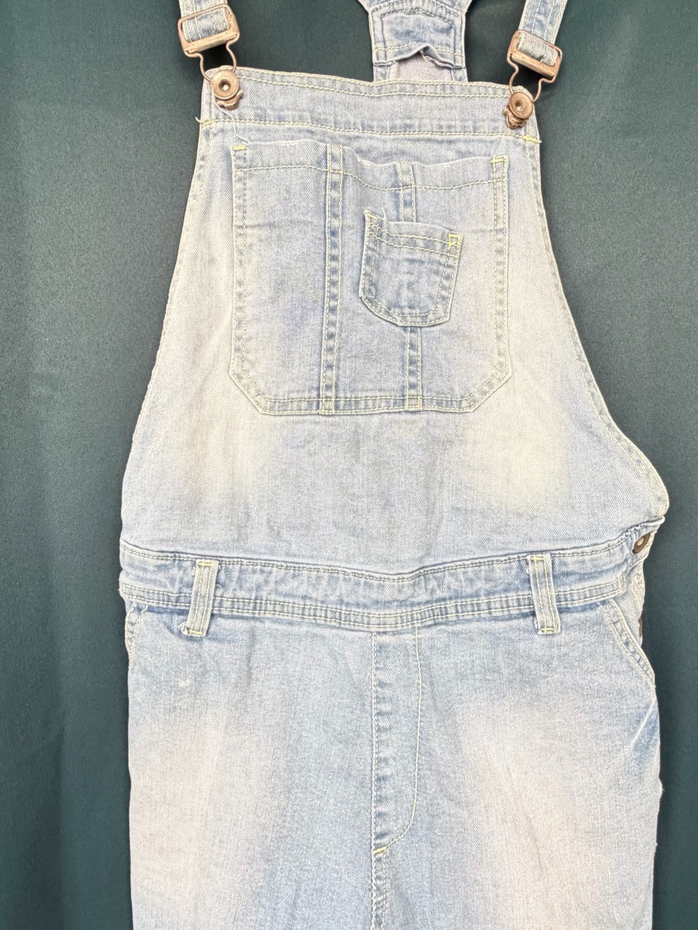 Light Wash Denim Overalls